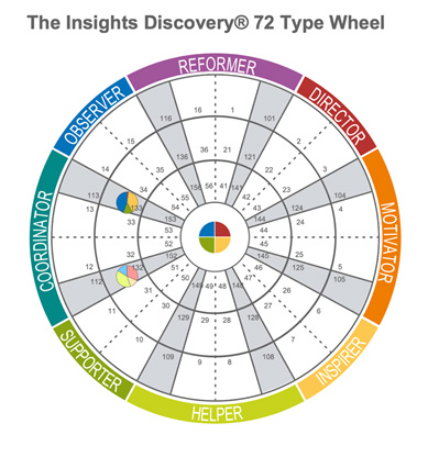 Insights Discovery 72 Type Wheel